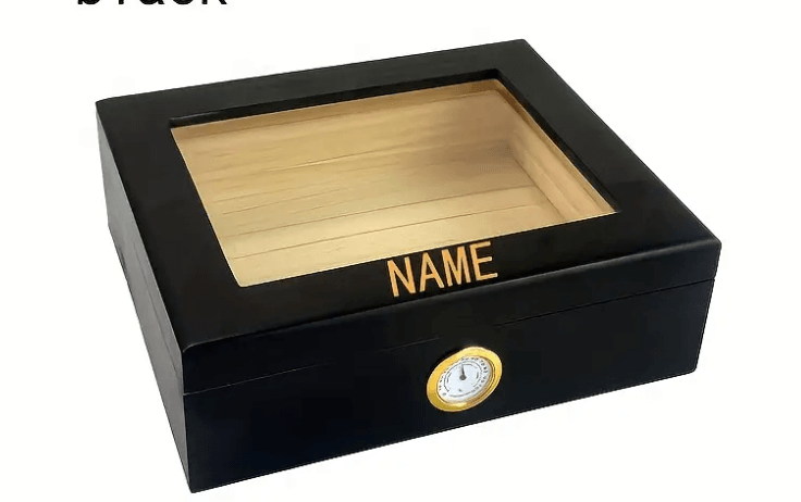 Caja humidor premium con multiples puros